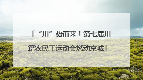 “川”势而来！第七届川籍农民工运动会燃动京城
