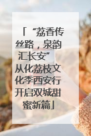 “荔香传丝路，泉韵汇长安” 从化荔枝文化季西安行开启双城甜蜜新篇