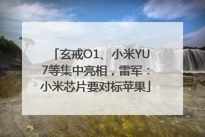 玄戒O1、小米YU7等集中亮相，雷军：小米芯片要对标苹果