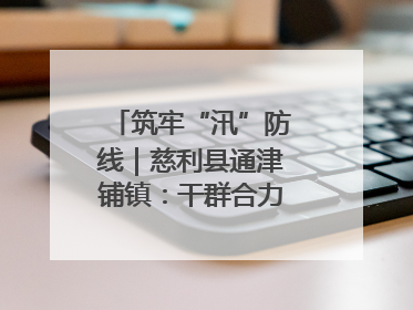 筑牢“汛”防线｜慈利县通津铺镇：干群合力抗击洪灾