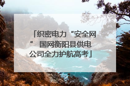 织密电力“安全网” 国网衡阳县供电公司全力护航高考