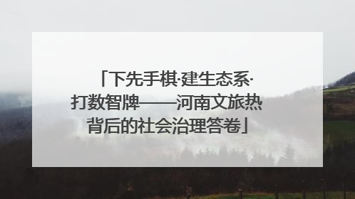 下先手棋·建生态系·打数智牌——河南文旅热背后的社会治理答卷