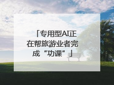 专用型AI正在帮旅游业者完成“功课”