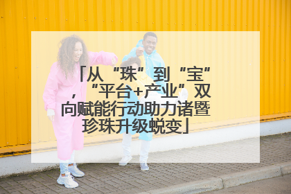 从“珠”到“宝”，“平台+产业”双向赋能行动助力诸暨珍珠升级蜕变