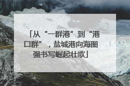 从“一群港”到“港口群”，盐城港向海图强书写崛起壮歌