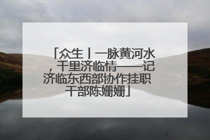 众生丨一脉黄河水，千里济临情——记济临东西部协作挂职干部陈姗姗