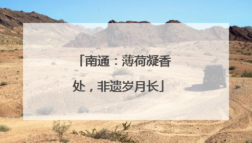 南通：薄荷凝香处，非遗岁月长