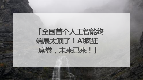 全国首个人工智能终端展太顶了！AI疯狂席卷，未来已来！