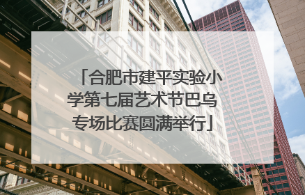 合肥市建平实验小学第七届艺术节巴乌专场比赛圆满举行
