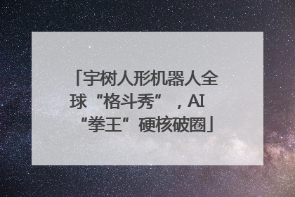 宇树人形机器人全球“格斗秀”，AI“拳王”硬核破圈