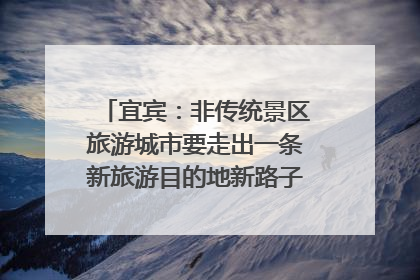 宜宾：非传统景区旅游城市要走出一条新旅游目的地新路子｜话锦绣·说安逸