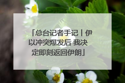 总台记者手记丨伊以冲突爆发后 我决定即刻返回伊朗