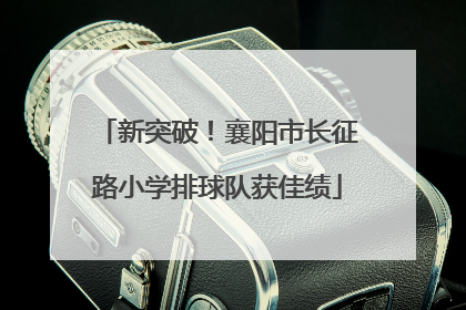 新突破！襄阳市长征路小学排球队获佳绩