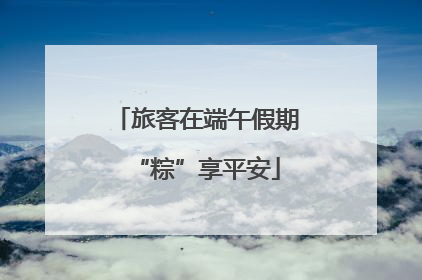 旅客在端午假期“粽”享平安