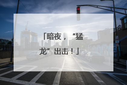 暗夜，“猛龙”出击！