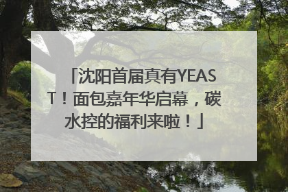 沈阳首届真有YEAST！面包嘉年华启幕，碳水控的福利来啦！