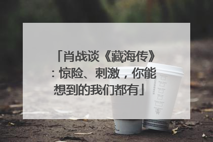 肖战谈《藏海传》：惊险、刺激，你能想到的我们都有