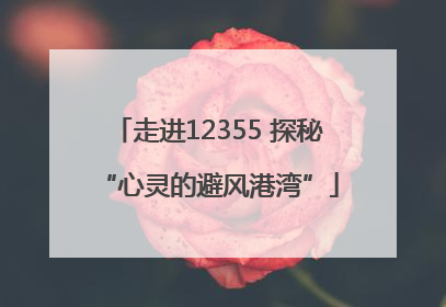 走进12355 探秘“心灵的避风港湾”