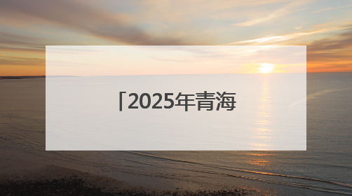 2025年青海省高校毕业生“三支一扶”计划服务人员招募公告