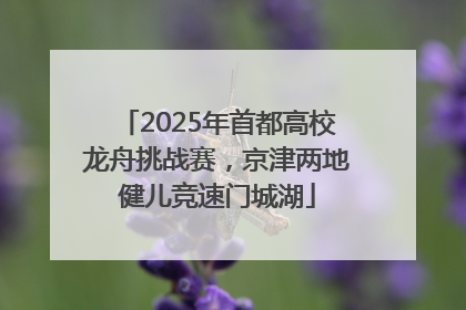 2025年首都高校龙舟挑战赛，京津两地健儿竞速门城湖