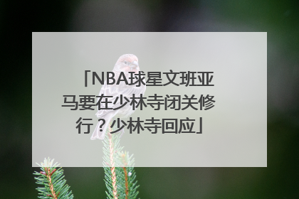 NBA球星文班亚马要在少林寺闭关修行？少林寺回应
